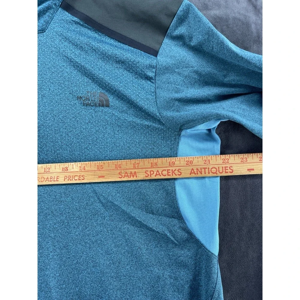 The North Face Men's L FlashDry XD 1/4 Zip Pullover Blue Outdoor Shirt